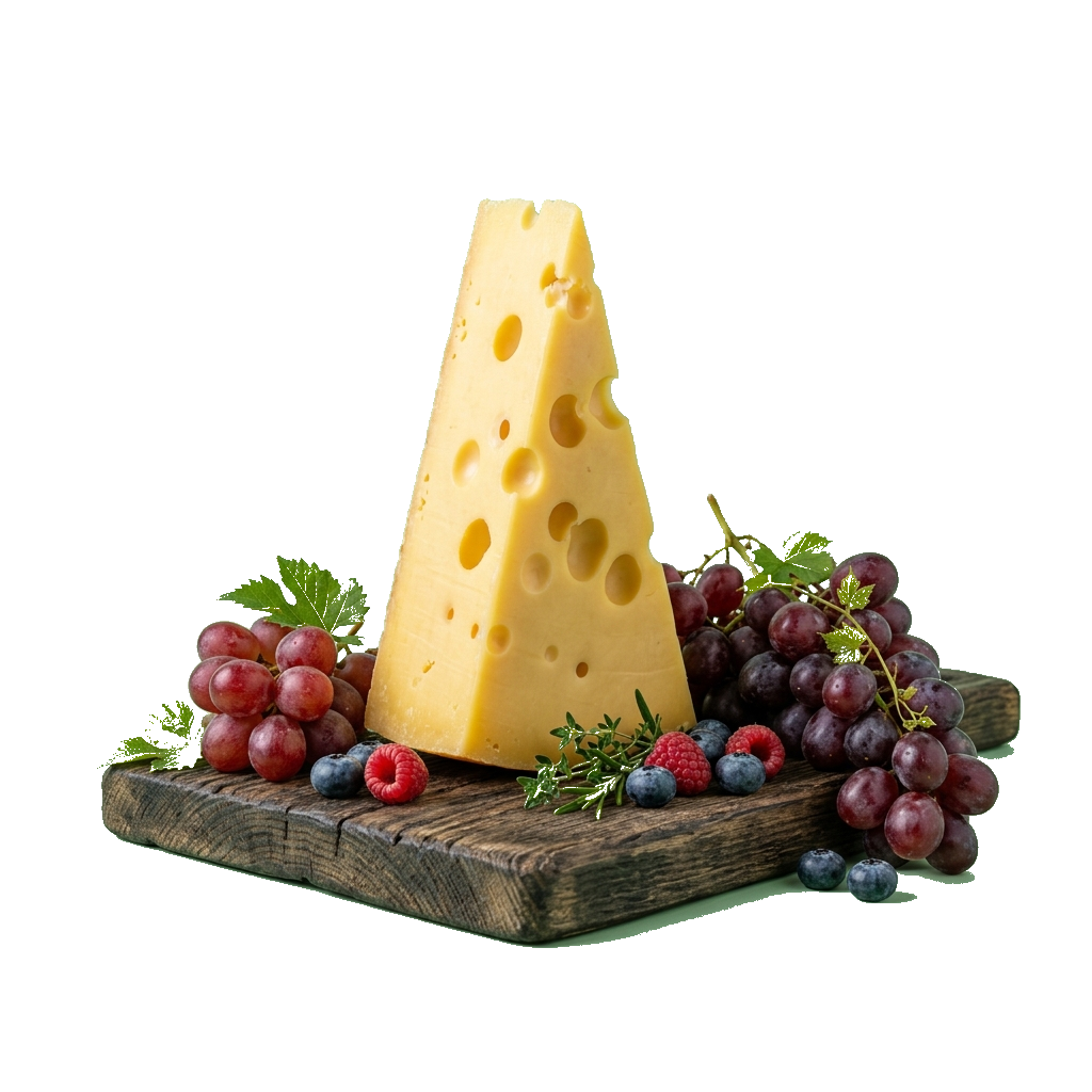 Premium Cheese and Fruits