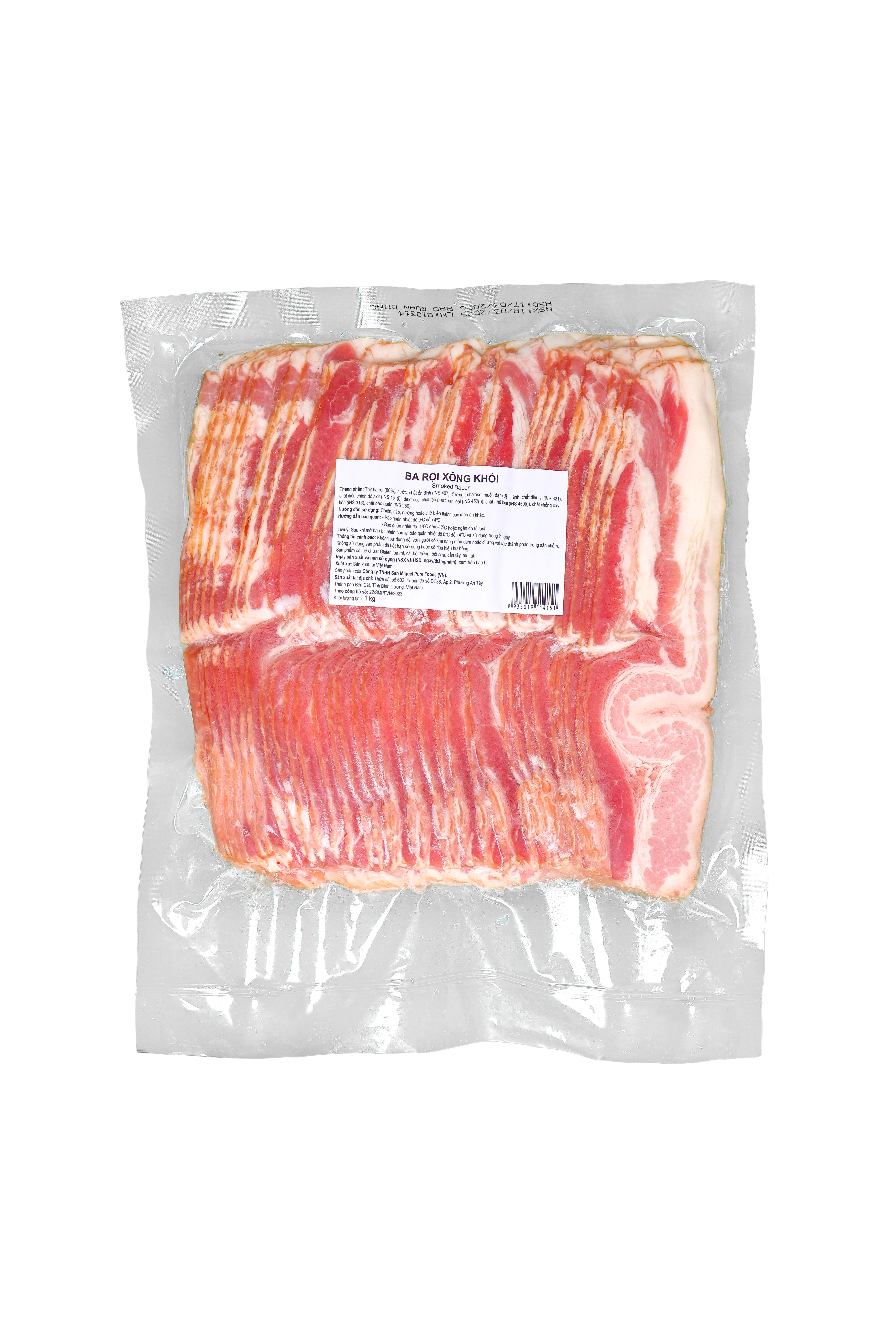 Ba rọi xông khói Legourmet 1kg